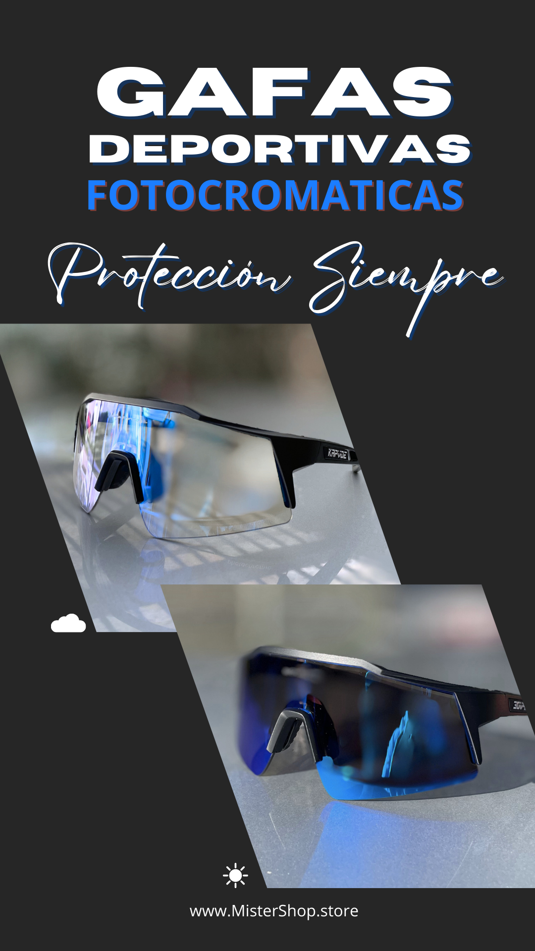 Gafas Deportivas Fotocromáticas
